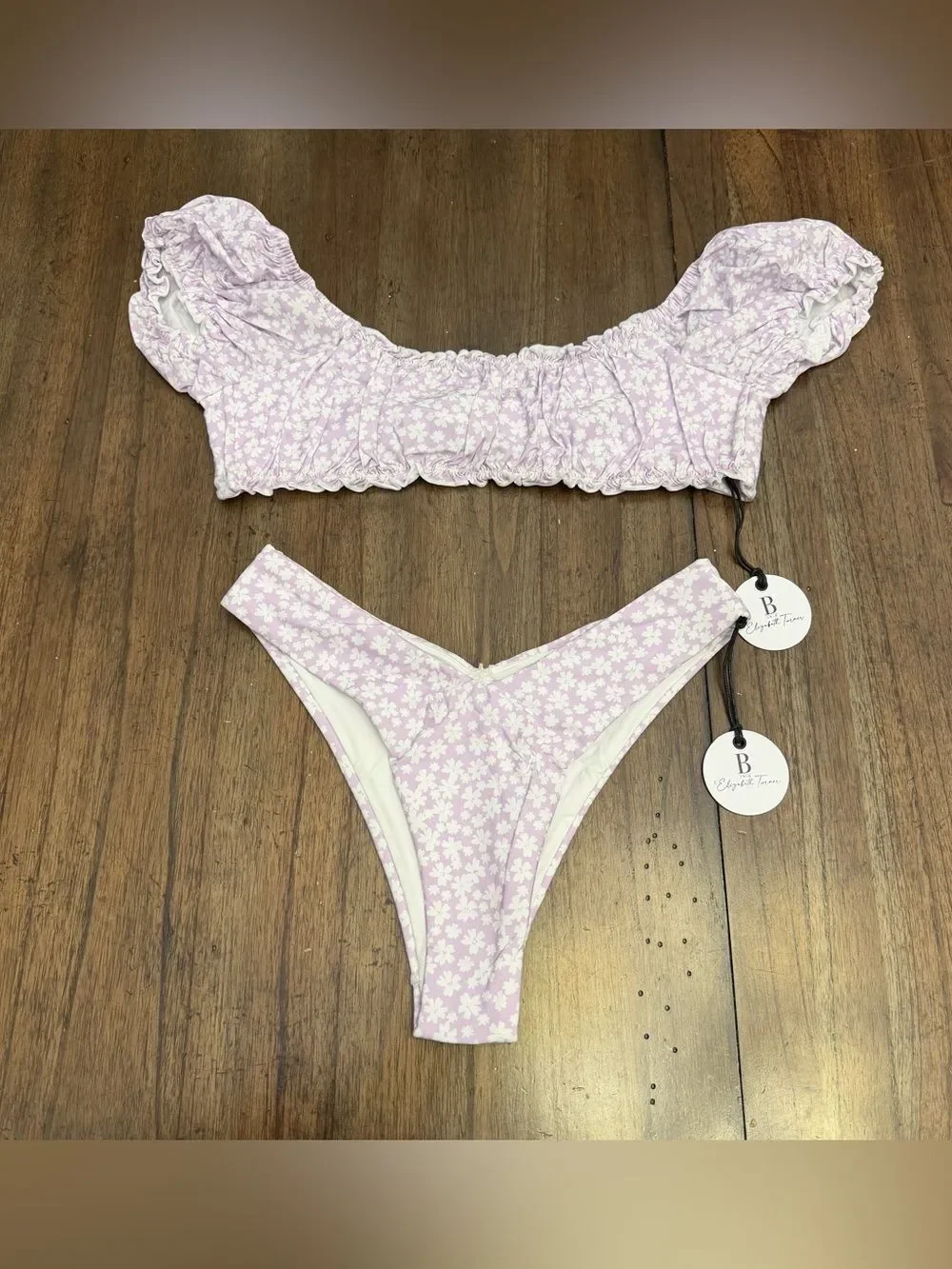 B. Swim X Elizabeth Turner | Ryan & Harper Liliac Fields Bikini Set